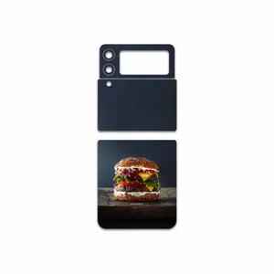 MAHOOT Hamburger Cover Sticker for Samsung Galaxy Z Flip3 5G