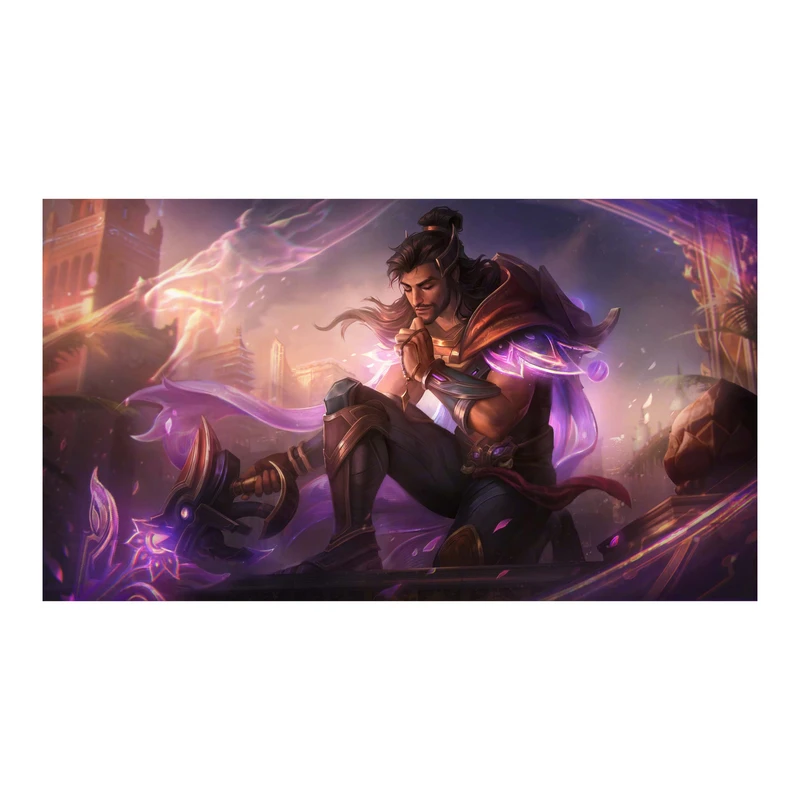 استیکر لپ تاپ و موبایل مدل بازی طرح لیگ آف لجندز League of Legends کد 2087