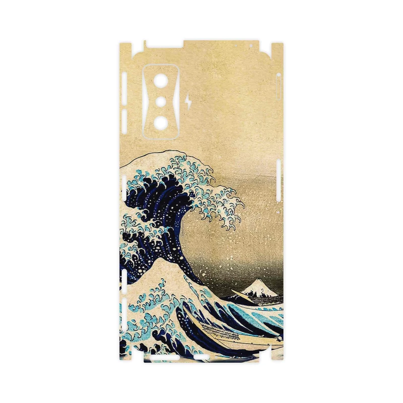 برچسب پوششی ماهوت مدل The Great Wave off Kanagawa of Hokusai-FullSkin مناسب برای گوشی موبایل شیائومی Poco F4 GT 5G