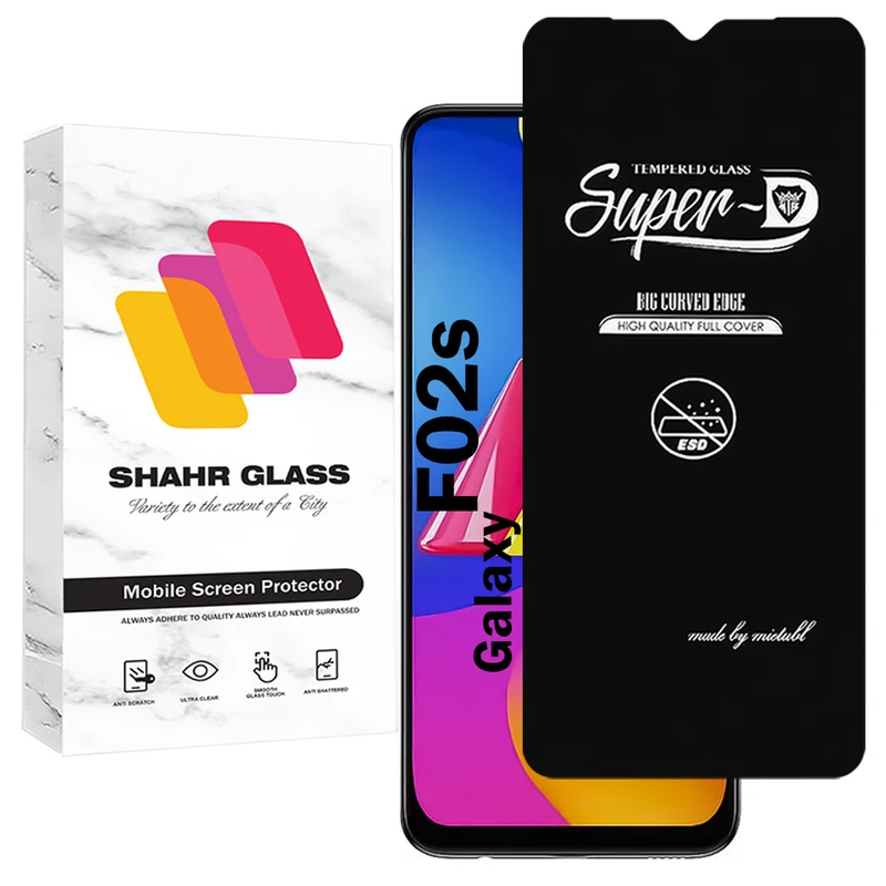 محافظ صفحه نمایش شهر گلس مدل SUPERDNSH مناسب برای گوشی موبایل سامسونگ Galaxy F02s