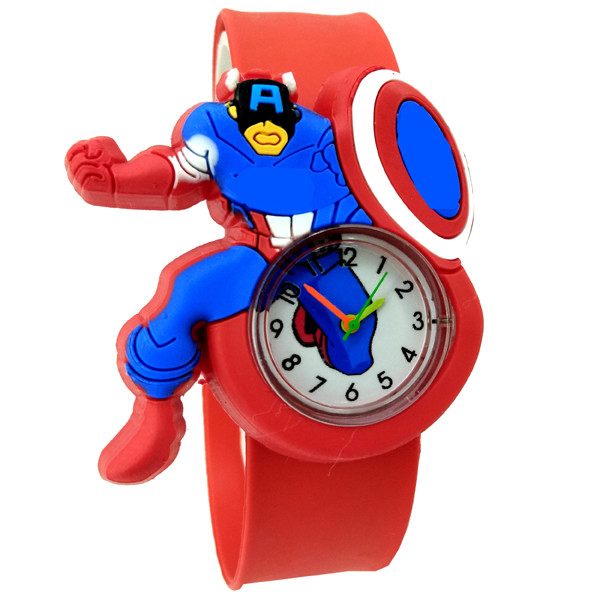 ساعت مچی عقربه ای بچگانه مدل مبارز کد gh1 ساعت مچی عقربه ای بچگانه مدل مبارز کد gh1