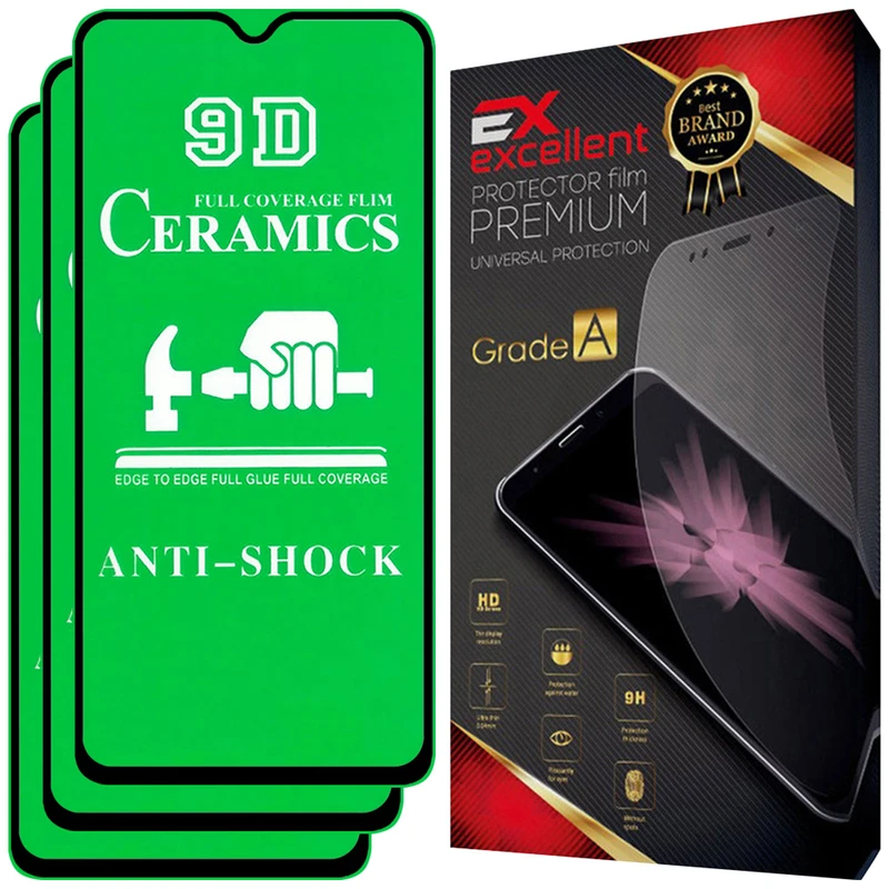 محافظ صفحه نمایش سرامیکی ایکس اکسلنت مدل CRM مناسب برای گوشی موبایل شیائومی Poco C31 بسته سه عددی