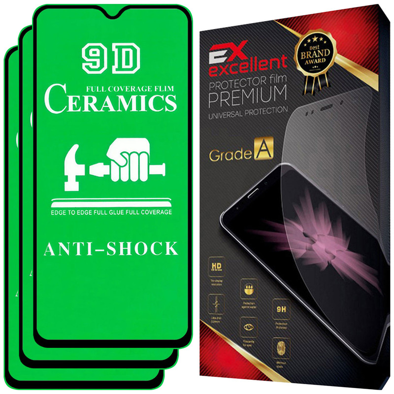 محافظ صفحه نمایش سرامیکی ایکس اکسلنت مدل CRM مناسب برای گوشی موبایل شیائومی Redmi Note 8 2021 بسته سه عددی