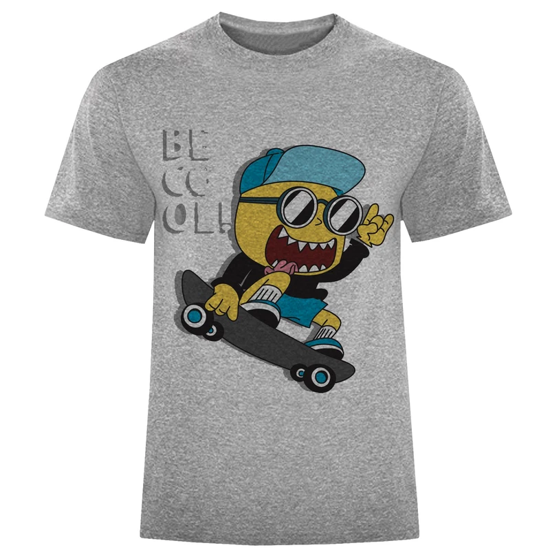 تیشرت آستین کوتاه مردانه مدل اسکیت سوار F916