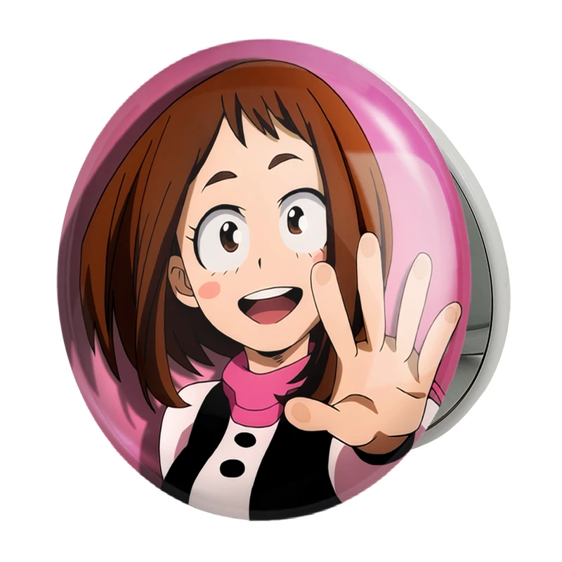 آینه جیبی خندالو طرح اوچاکو اوراراکا انیمه آکادمی قهرمان من مدل تاشو کد 11573 