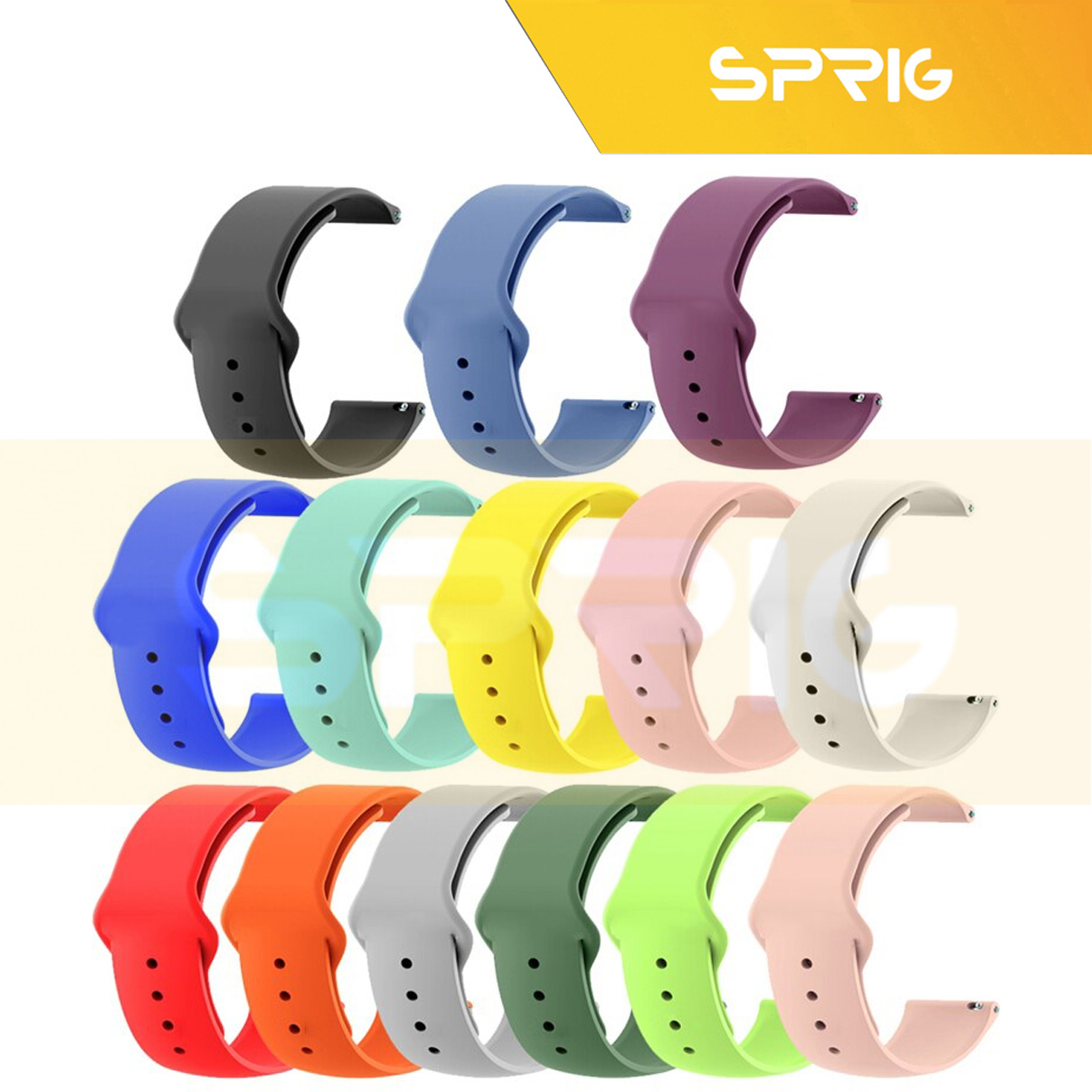 بند اسپریگ مدل SIC TW مناسب برای ساعت هوشمند وان مور Omthing E-Joy