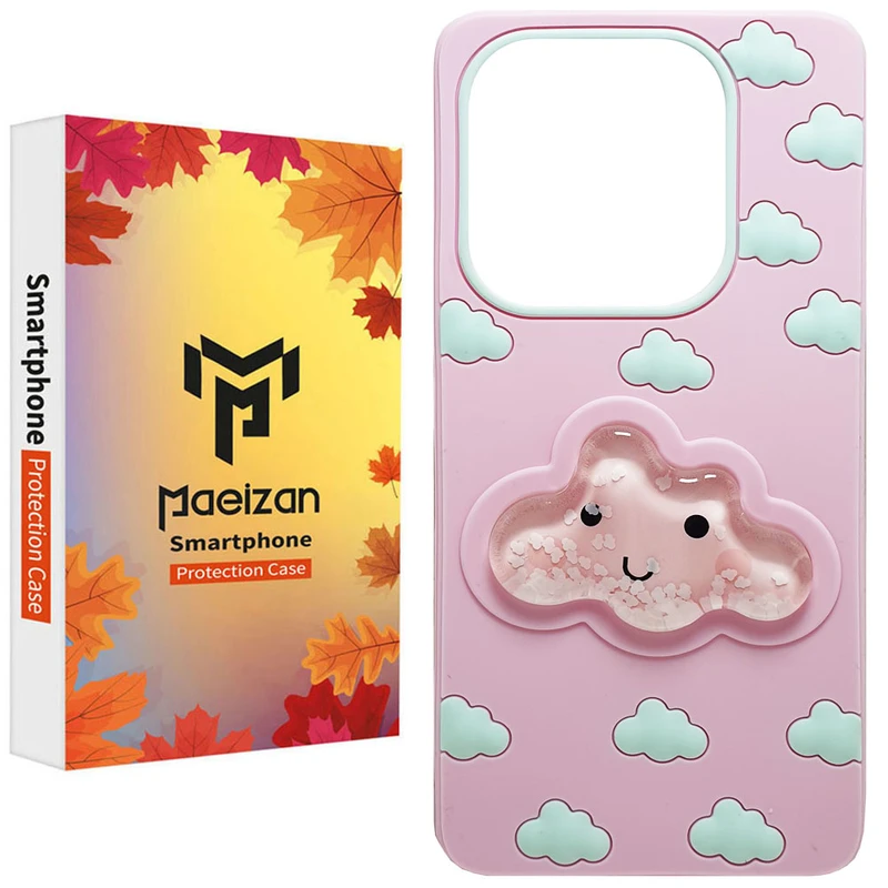 کاور پاییزان مدل ابراکواریومی طرح لاکچری مناسب برای گوشی موبایل شیائومی Redmi Note 14 4G