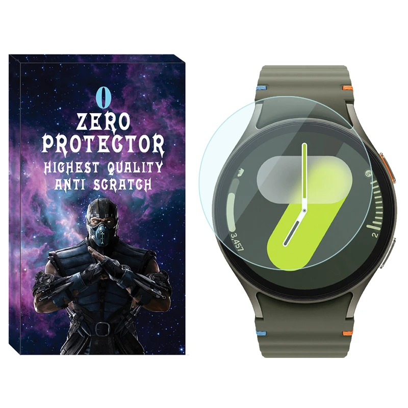 محافظ صفحه نمایش شیشه‌ای زیرو مدل Glass-ZR مناسب برای ساعت هوشمند سامسونگ Galaxy Watch 7 40mm