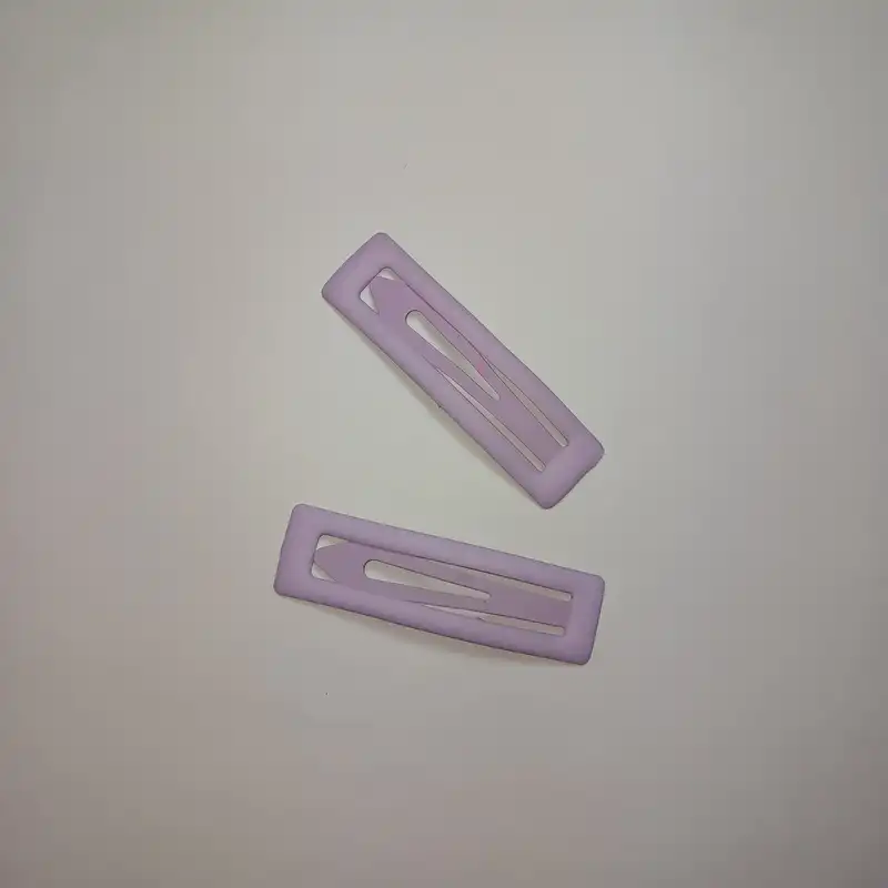 گیره مو زنانه مدل تق تقی مات بسته 2 عددی