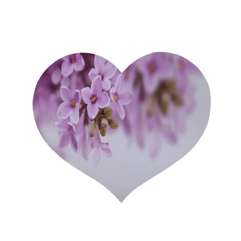 پادری مدل قلب طرح شکوفه کد 8144 سایز 90 × 90 سانتی متر