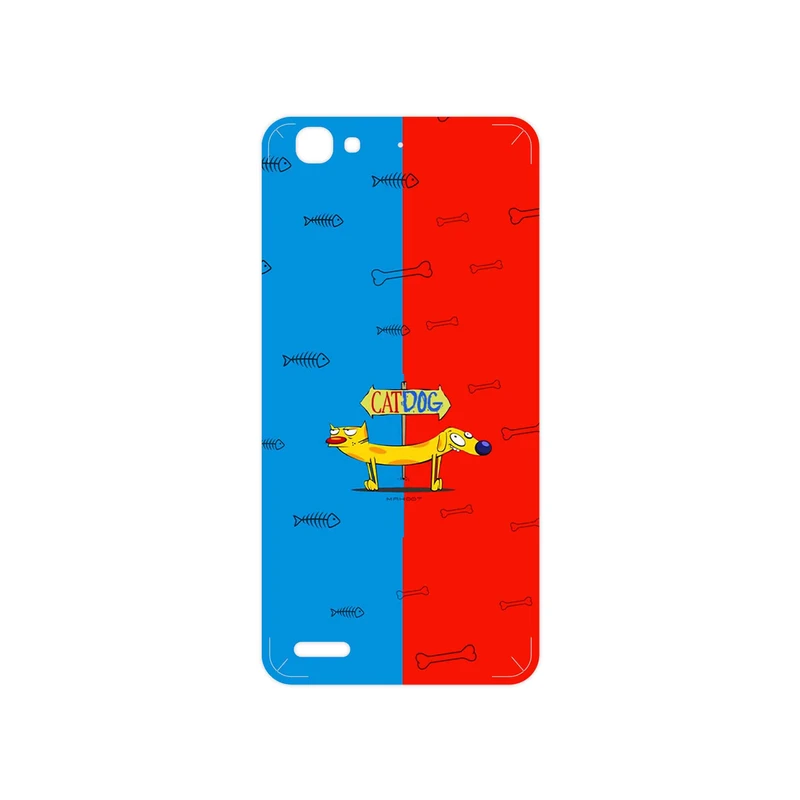 برچسب پوششی ماهوت مدل CatDog مناسب برای گوشی موبایل هوآوی GR3