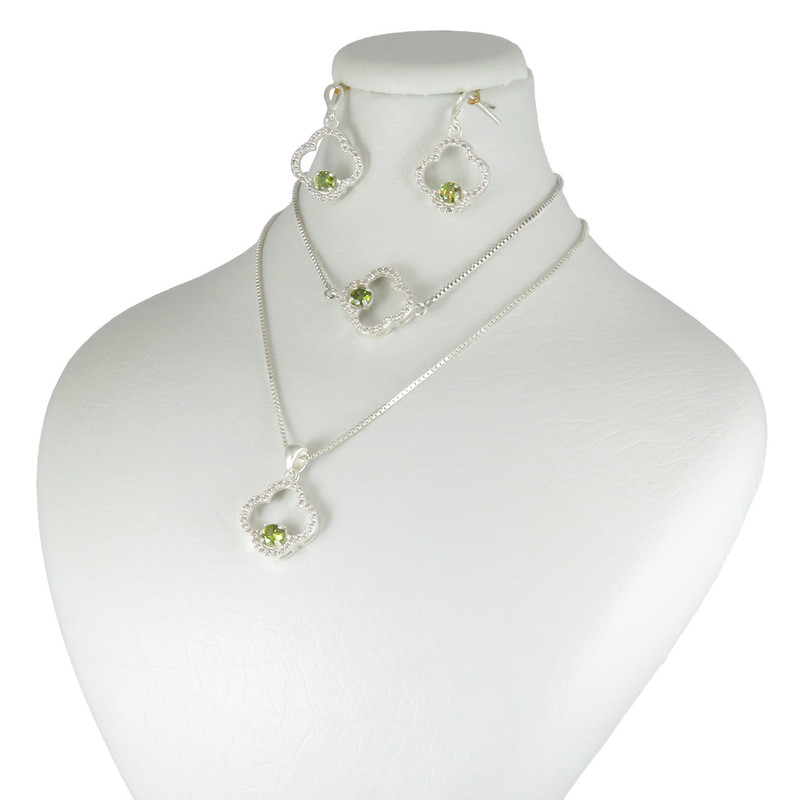 نیم ست نقره زنانه مدل AV185D-S4.5 C9