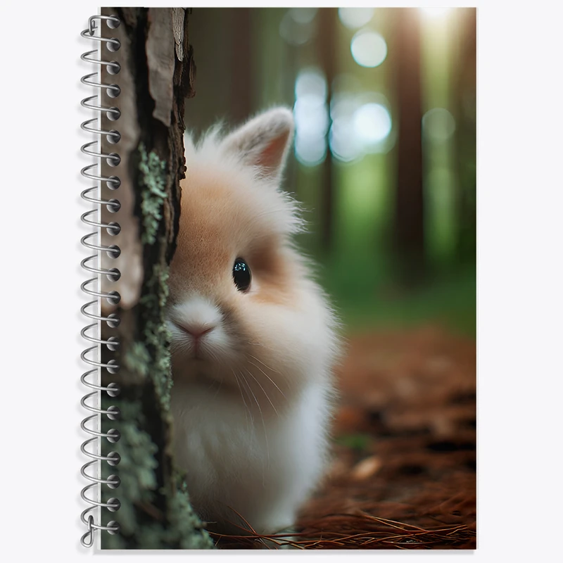 دفتر نت موسیقی 50 برگ خندالو طرح خرگوش بامزه کد F8017