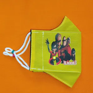 ماسک پارچه ای بچگانه مدل شگفت انگیزان