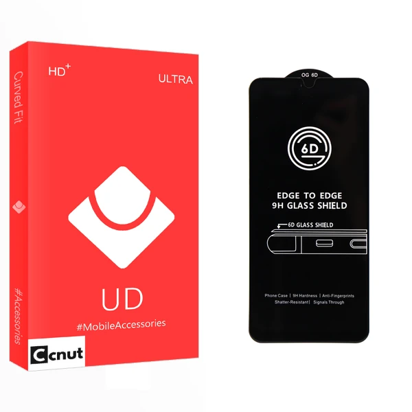 محافظ صفحه نمایش شیشه ای کوکونات مدل UD Curve_Airbag مناسب برای گوشی موبایل سامسونگ Galaxy A20