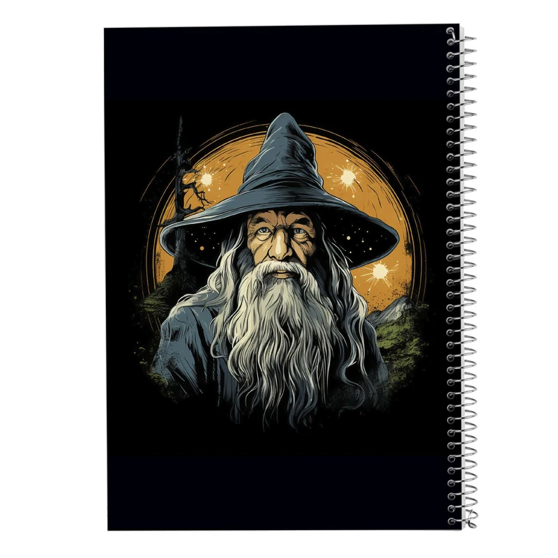 دفتر ژورنال نویسی 50 برگ مدوپد مدل نقطه ای طرح  ارباب حلقه ها The Lord of the Rings کد DF3135