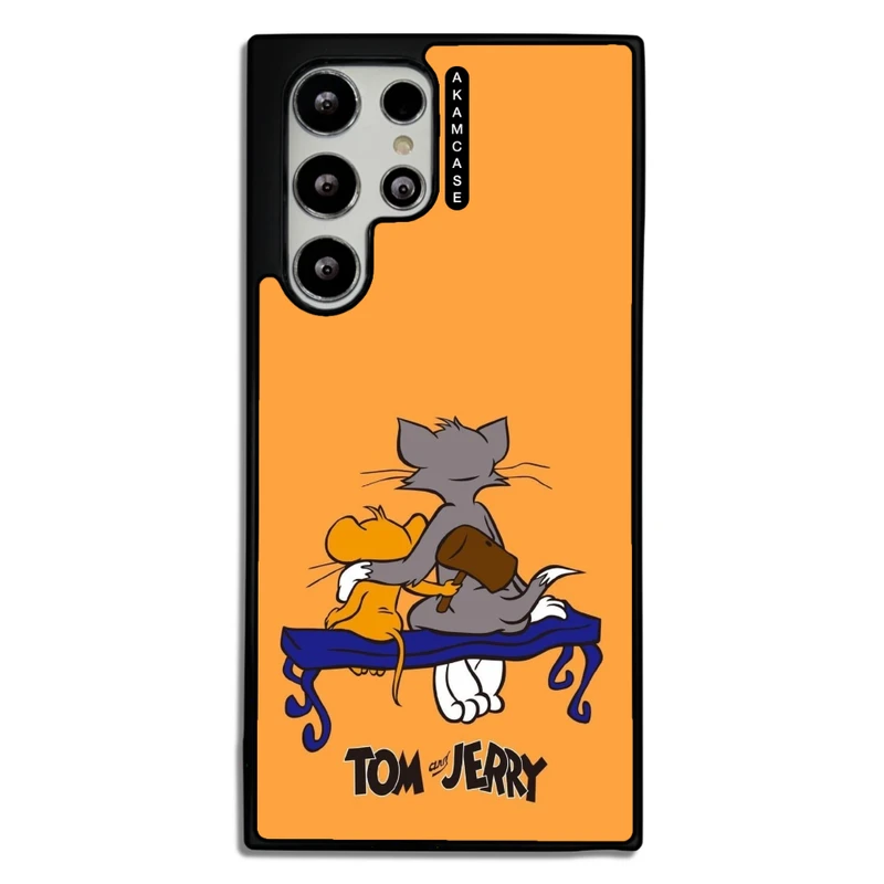 کاور آکام مدل AMC-WSGS22U-TOM & JERRY12 مناسب برای گوشی موبایل سامسونگ Galaxy S22 Ultra