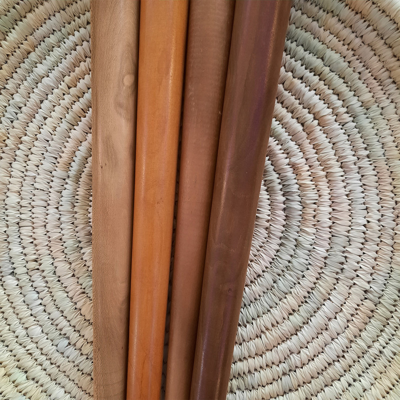 میز عسلی مدل حصیری سه پایه