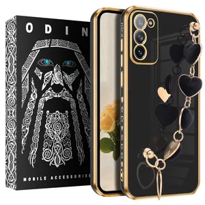 Velvet Heart Odin cover suitable for Samsung Galaxy S20 FE / S20 Fan Edition / S20 FE 2022 mobile phone with pendant