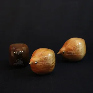 مجسمه چوبی‏ ساده رنگ ‏قهوه ای تیره‏ طرح ‏پرنده‏ مدل 1105900010