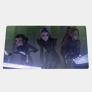 ماوس پد مدل کیپاپ دیمن هانتر سایز 40x75 سانتی متر