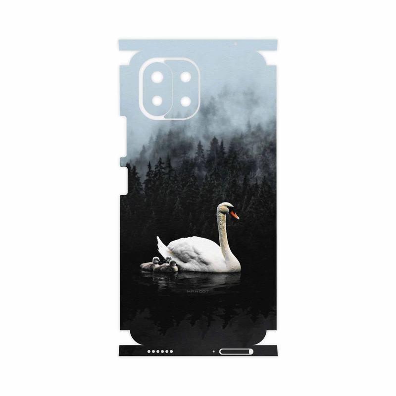برچسب پوششی ماهوت مدل Swan-Lake-FullSkin مناسب برای گوشی موبایل شیائومی MI 11 LITE