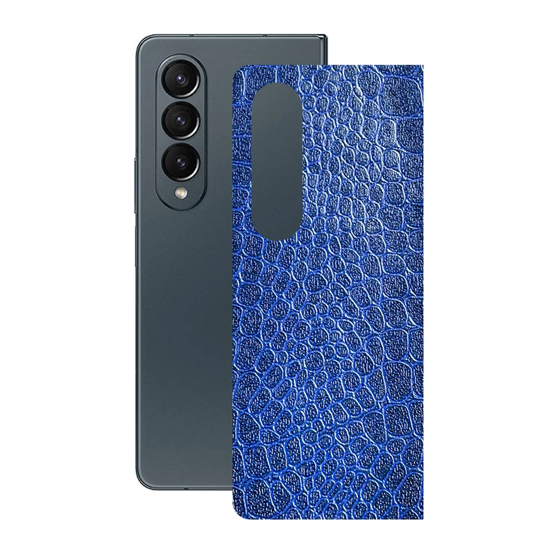 برچسب پوششی ریمکس مدل Leth طرح پوست ماری مناسب برای گوشی موبایل سامسونگ Galaxy Z Fold4