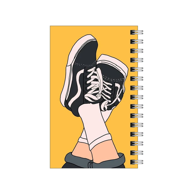 دفترچه یادداشت مدل to do list طرح کفش و استایل کد 0432454