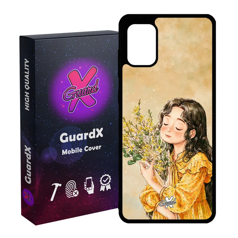 کاور گارد ایکس طرح دختر مدل Glass10232 مناسب برای گوشی موبایل سامسونگ Galaxy A51