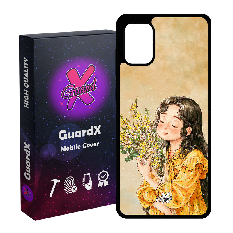 کاور گارد ایکس طرح دختر مدل Glass10232 مناسب برای گوشی موبایل سامسونگ Galaxy A31