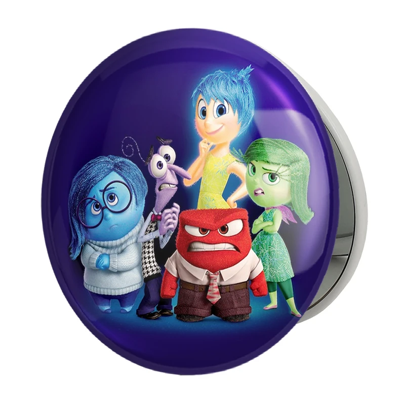 آینه جیبی خندالو طرح انیمیشن اینساید اوت Inside Out مدل تاشو کد 3561 