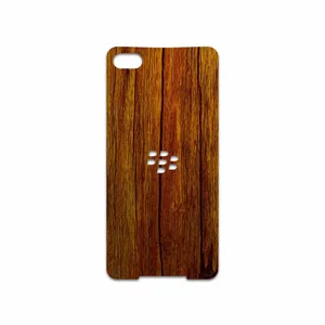 MAHOOT Orange-Wood Cover Sticker for BlackBerry Z30