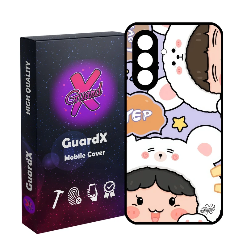 کاور گارد ایکس طرح دختر خرسی مدل 10655 مناسب برای گوشی موبایل سامسونگ Galaxy A36 / A36 5G