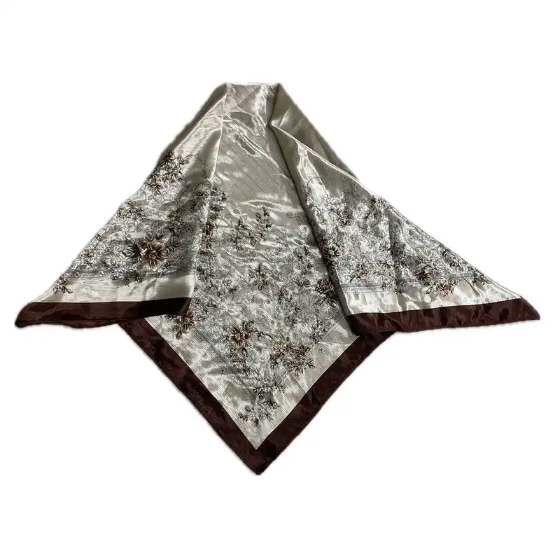 روسری بهاره مدل ساتن ابریشم