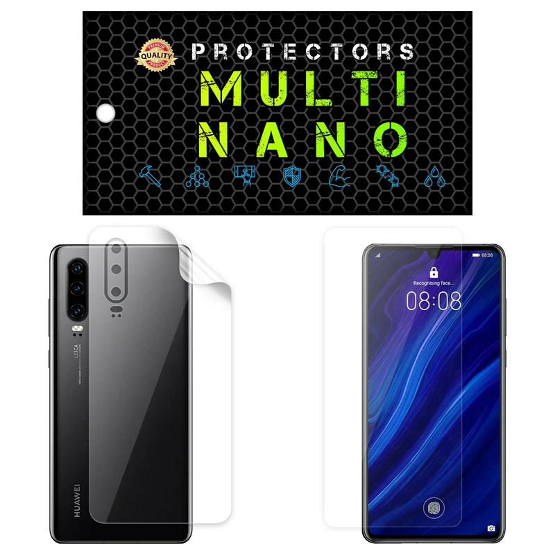 محافظ صفحه نمایش مولتی نانو مدل X-SFT مناسب برای گوشی موبایل هوآوی P30 به همراه محافظ پشت