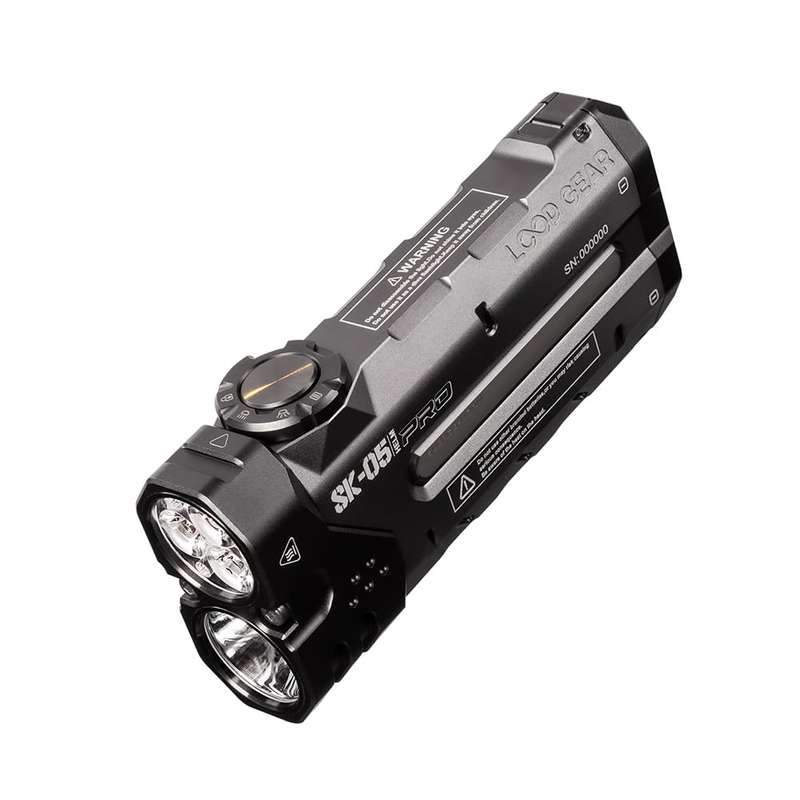 چراغ قوه دستی لوپ گیر مدل SK05 PRO با نور چند رنگ