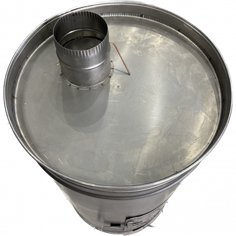 بخاری هیزمی مدل گرد75cm