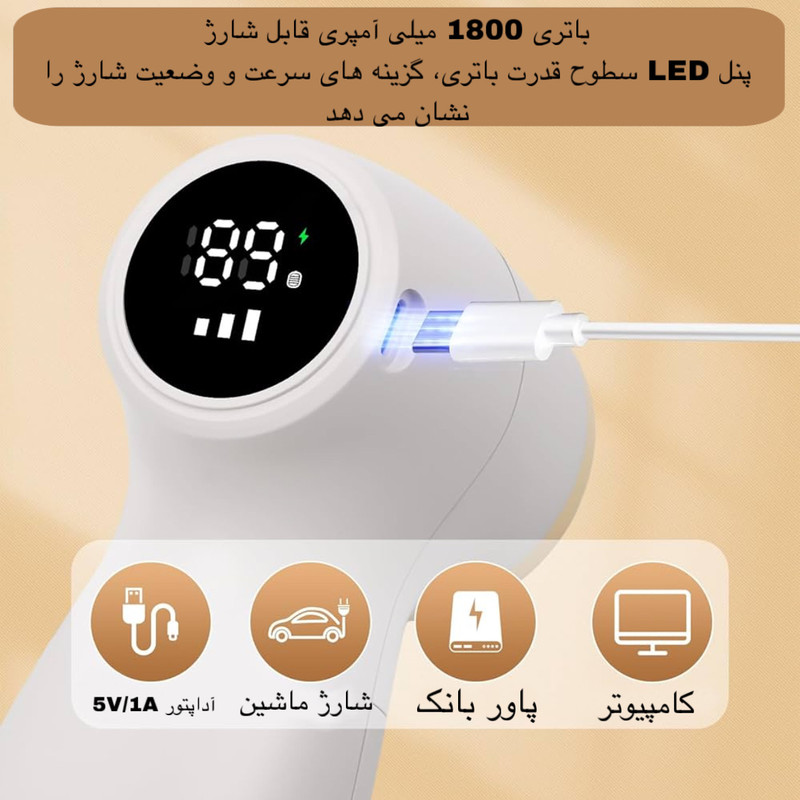 پرزگیر برقی لباس مدل MQ-01 پرزگیر برقی لباس مدل MQ-01