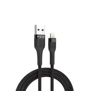 کابل تبدیل USB به لایتنینگ پی زد ایکس مدل V165 طول 1 متر