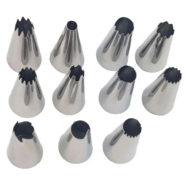 قیف و ماسوره شیرینی پزی مدل PAPA CONFEITO بسته 12 عددی