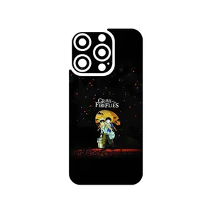 MAHOOT Grave of the Fireflies Cover Sticker for Apple iPhone 15 Pro