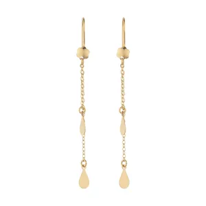 گوشواره طلا 18 عیار زنانه مدیسا مدل E2010