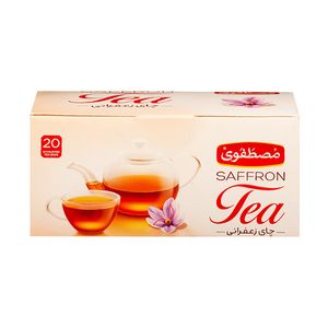 نقد و بررسی چای کیسه ای زعفرانی مصطفوی بسته 20 عددی توسط خریداران