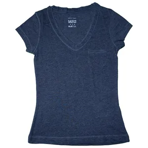 تی شرت آستین کوتاه زنانه مدل بیسیک یقه هفت کد 012