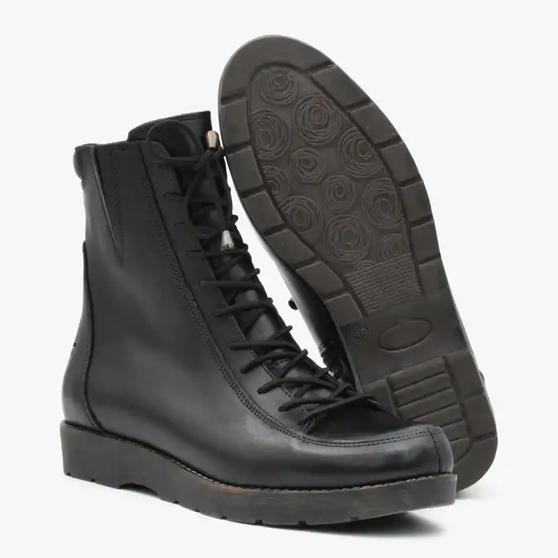 نیم بوت زنانه چرم تهران مدل L10M