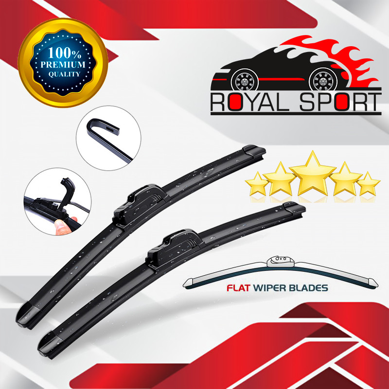 تیغه برف پاک‌کن رویال اسپرت مدل FLAT PRO مناسب برای برلیانس H330 بسته 2 عددی