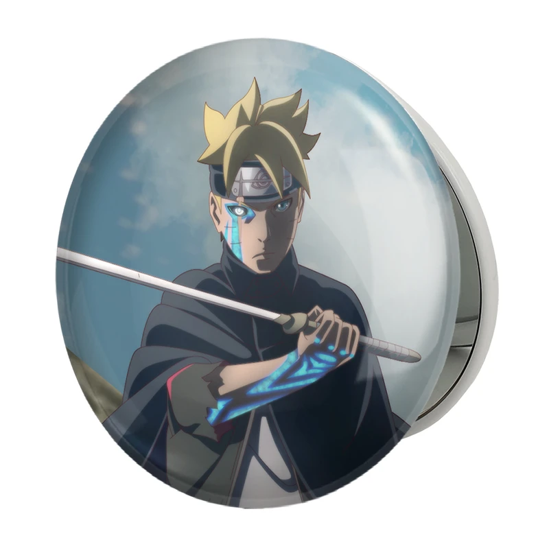 آینه جیبی خندالو طرح بوروتو انیمه بوروتو Boruto مدل تاشو کد 13150