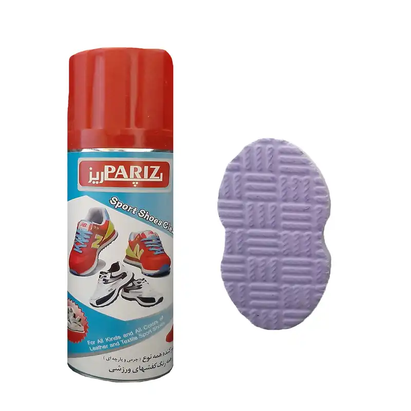 اسپری و ابر تمیز کننده کفش پاریز مدل ۰۰۱