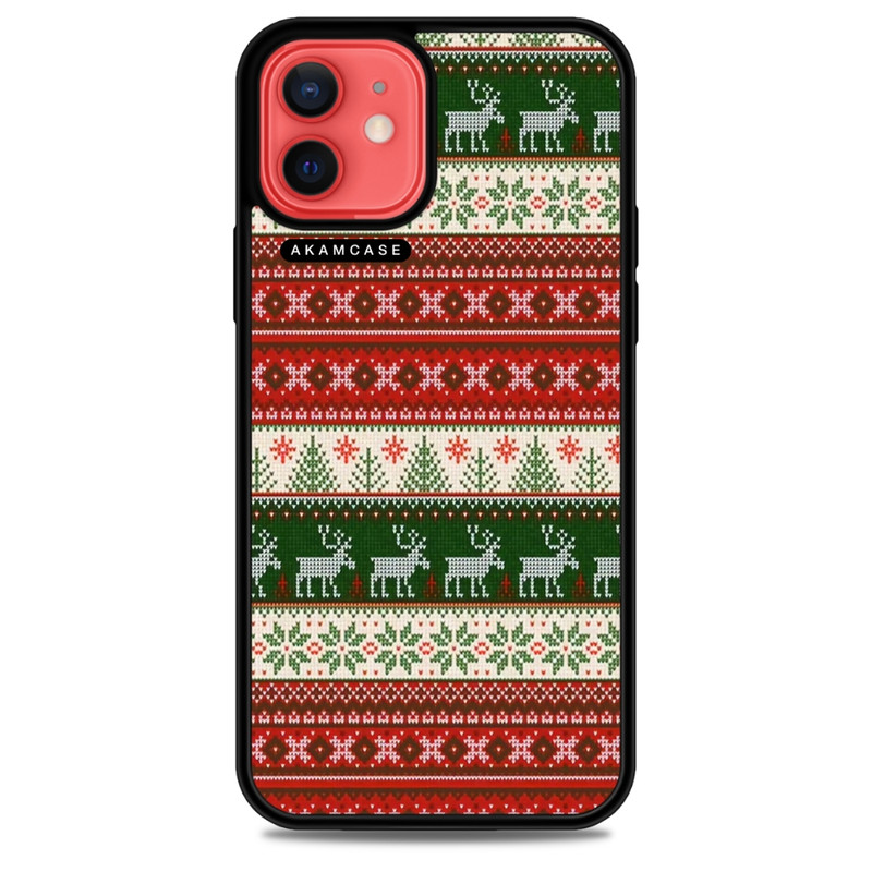 کاور آکام مدل AMCWA12-CHRISTMAS22 مناسب برای گوشی موبایل اپل iPhone 12