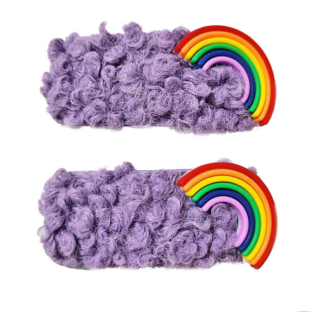 گیره مو دست ساز نیک ثمر مدل سیلیکونی بسته 2 عددی